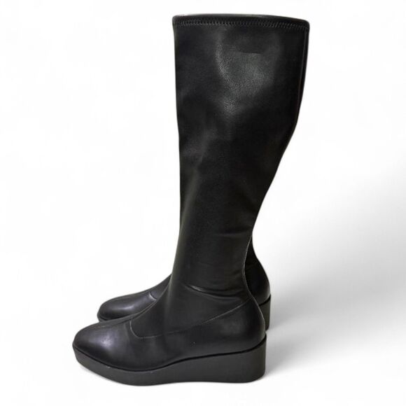 AEROSOLES Black Heeled Boots - Picture 4 of 9